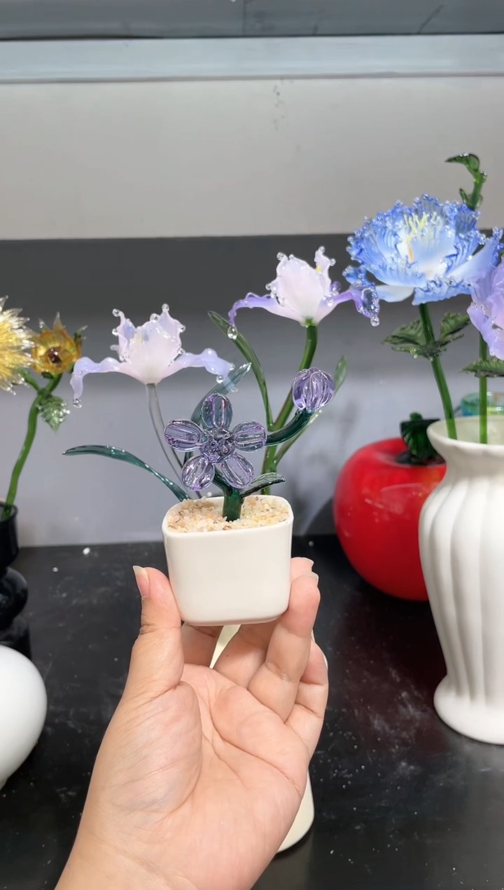 琉璃言*鸢尾插瓶款*2