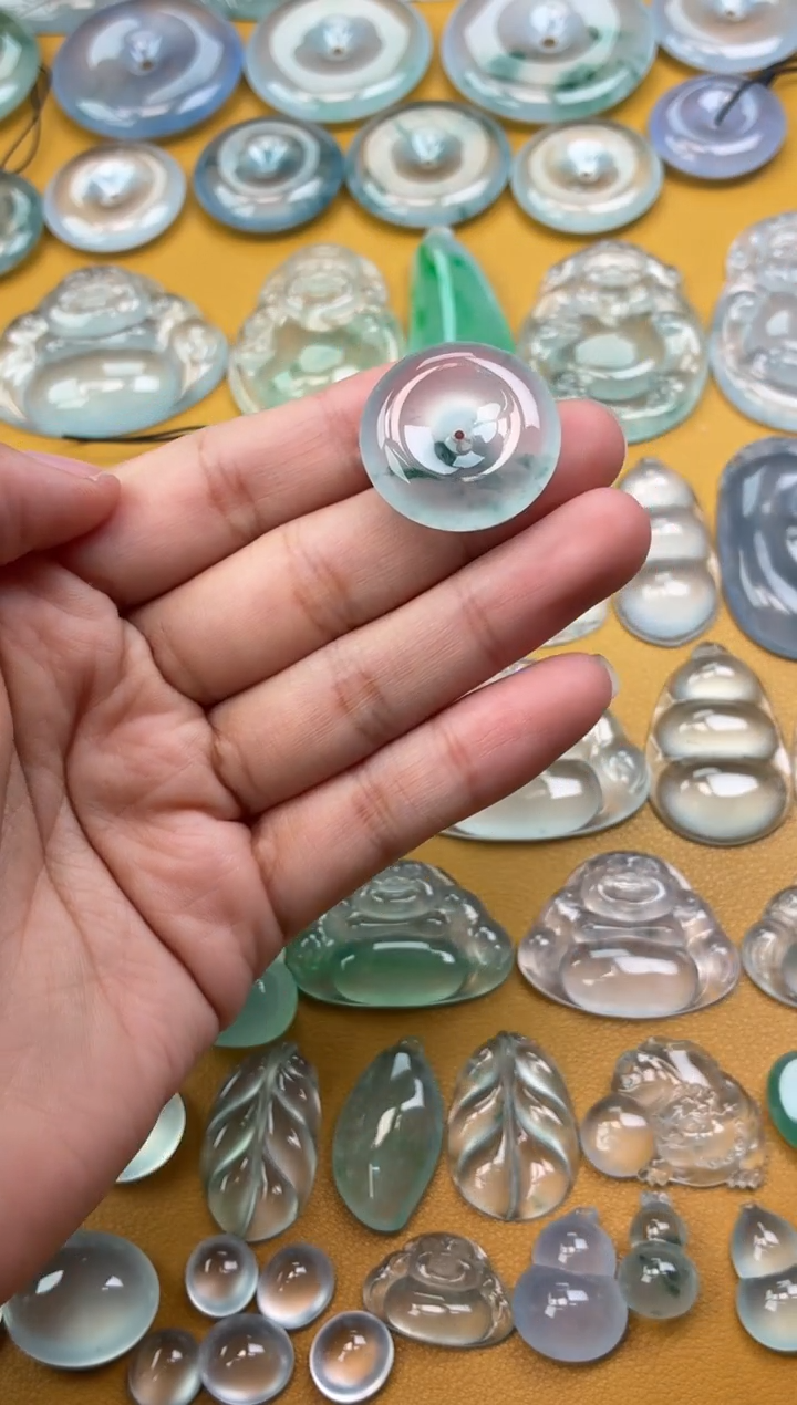 吊坠(不含链)未镶嵌翡翠65 平安扣 24.8 6.3