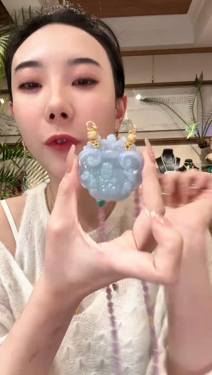 【闪购商品】翡翠颈饰未镶嵌国风