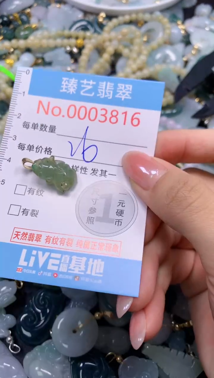 颈饰未镶嵌翡翠3816