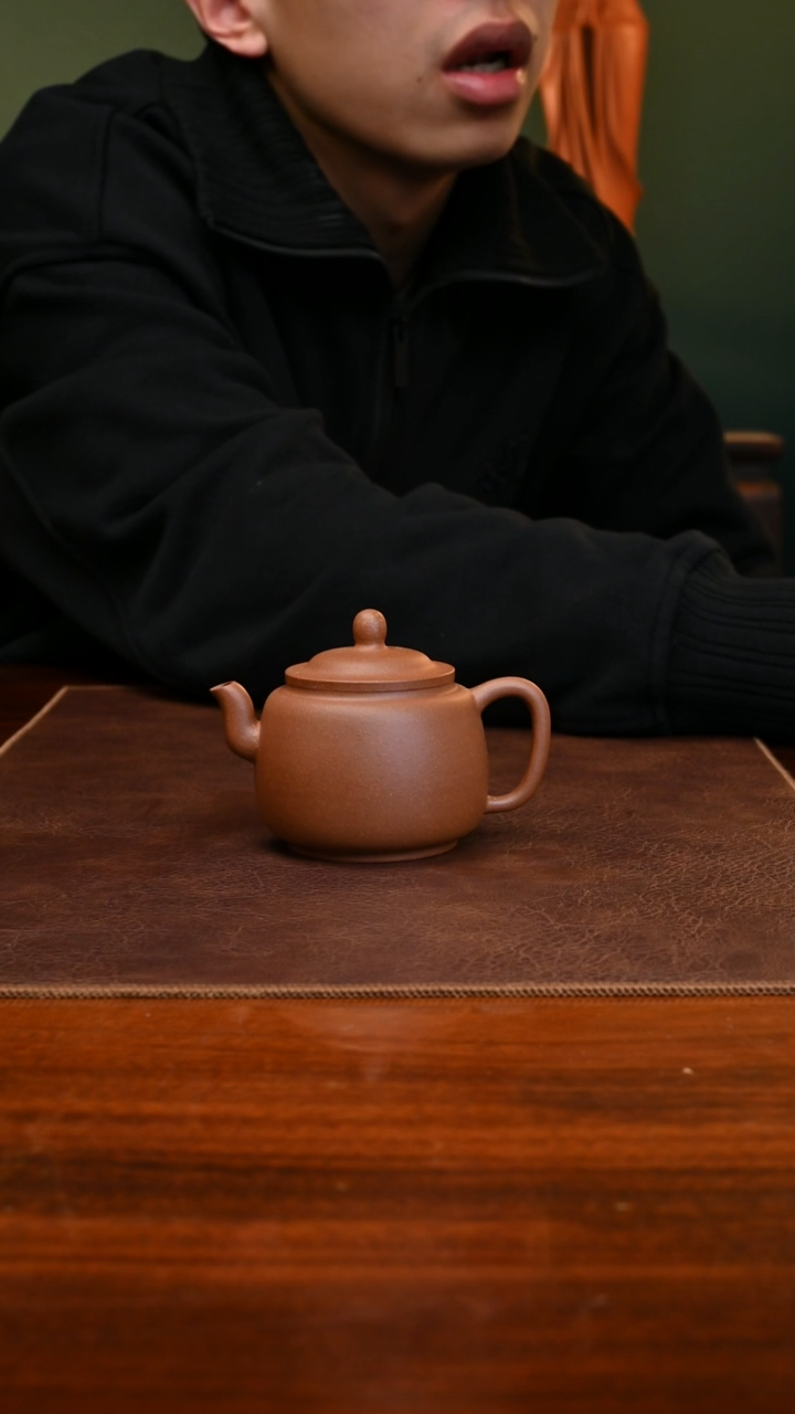 【闪购商品】紫砂茶壶墨林老段泥150cc