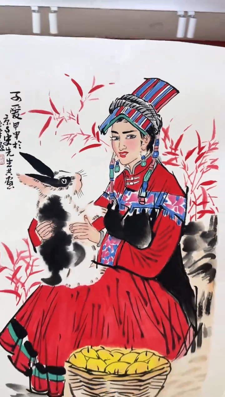 【闪购商品】国画郑乐华绘画手绘作品18-49