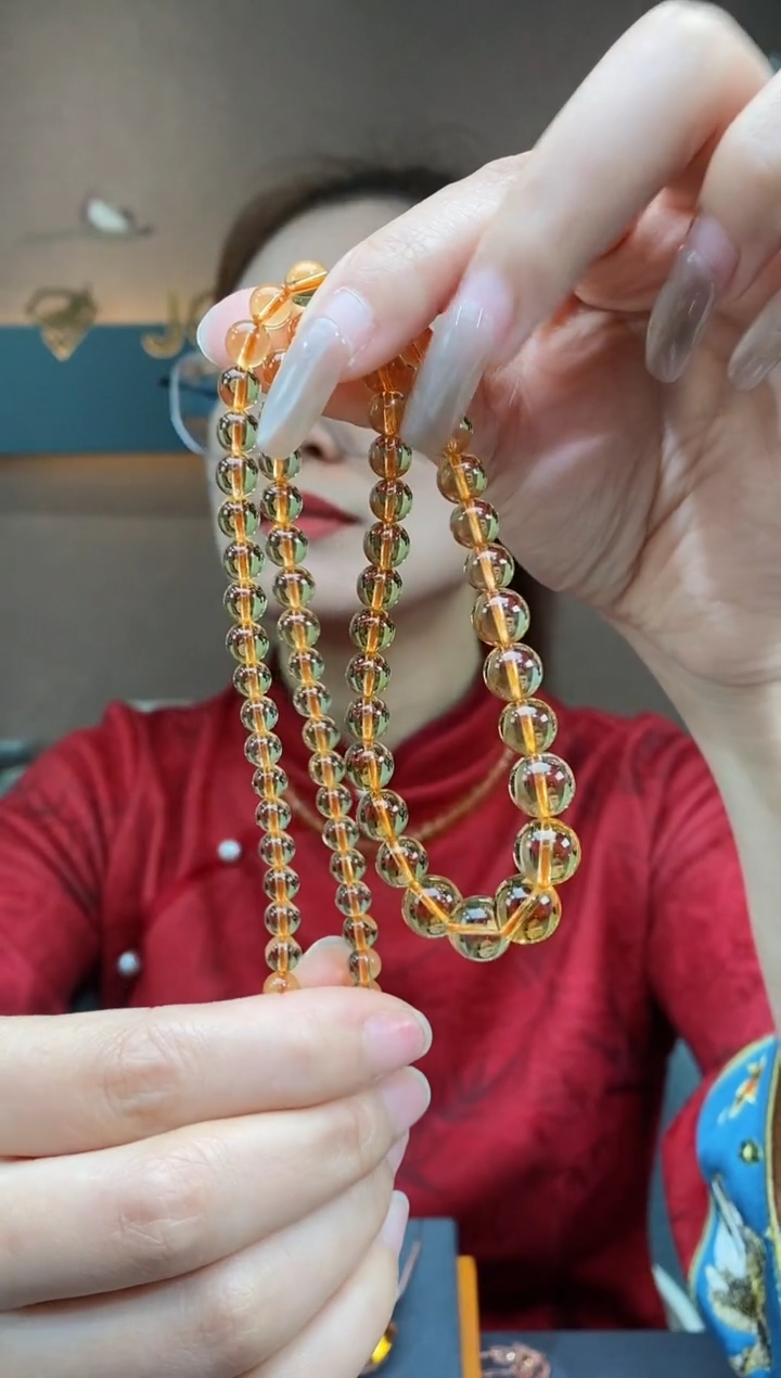 【闪购商品】黄晶项链未镶嵌黄晶项链