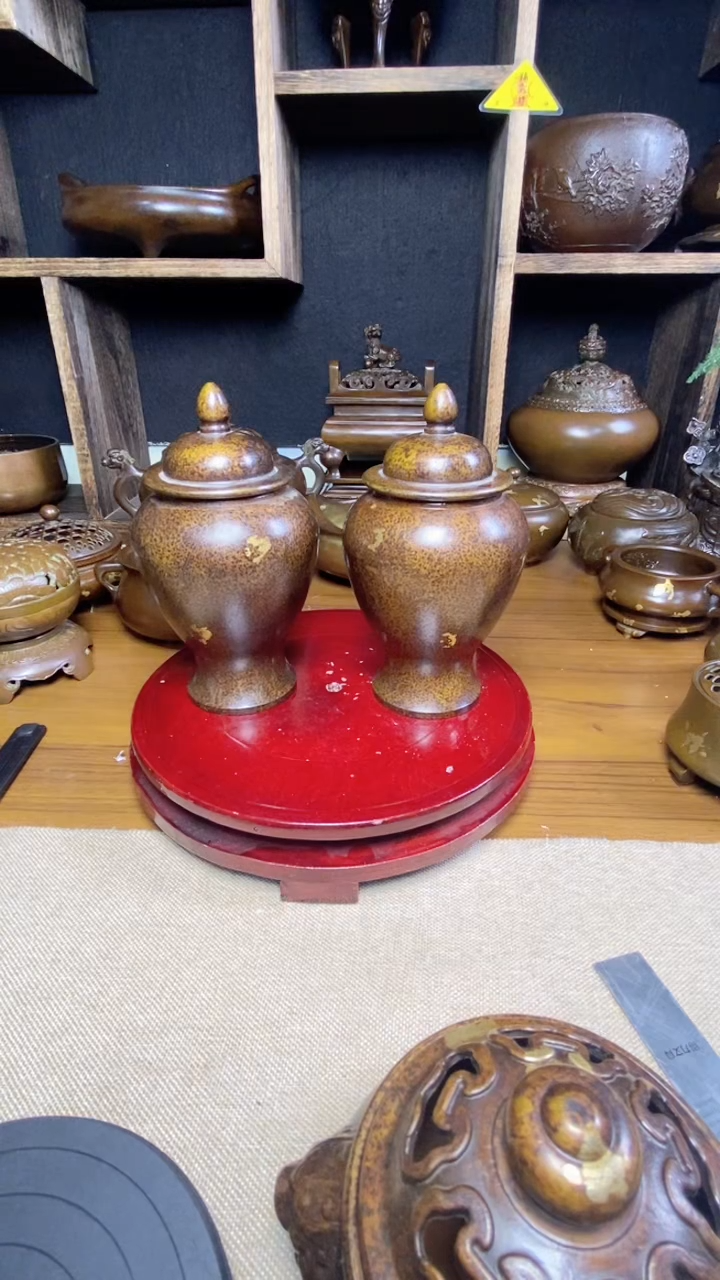 【闪购商品】苏工 普工精品铜 摆件熏香炉/摆件