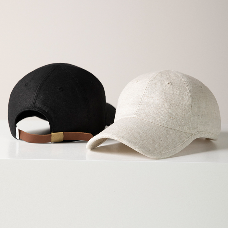 Fancet凡饰亚麻棒球帽夏季显脸小SI96315A