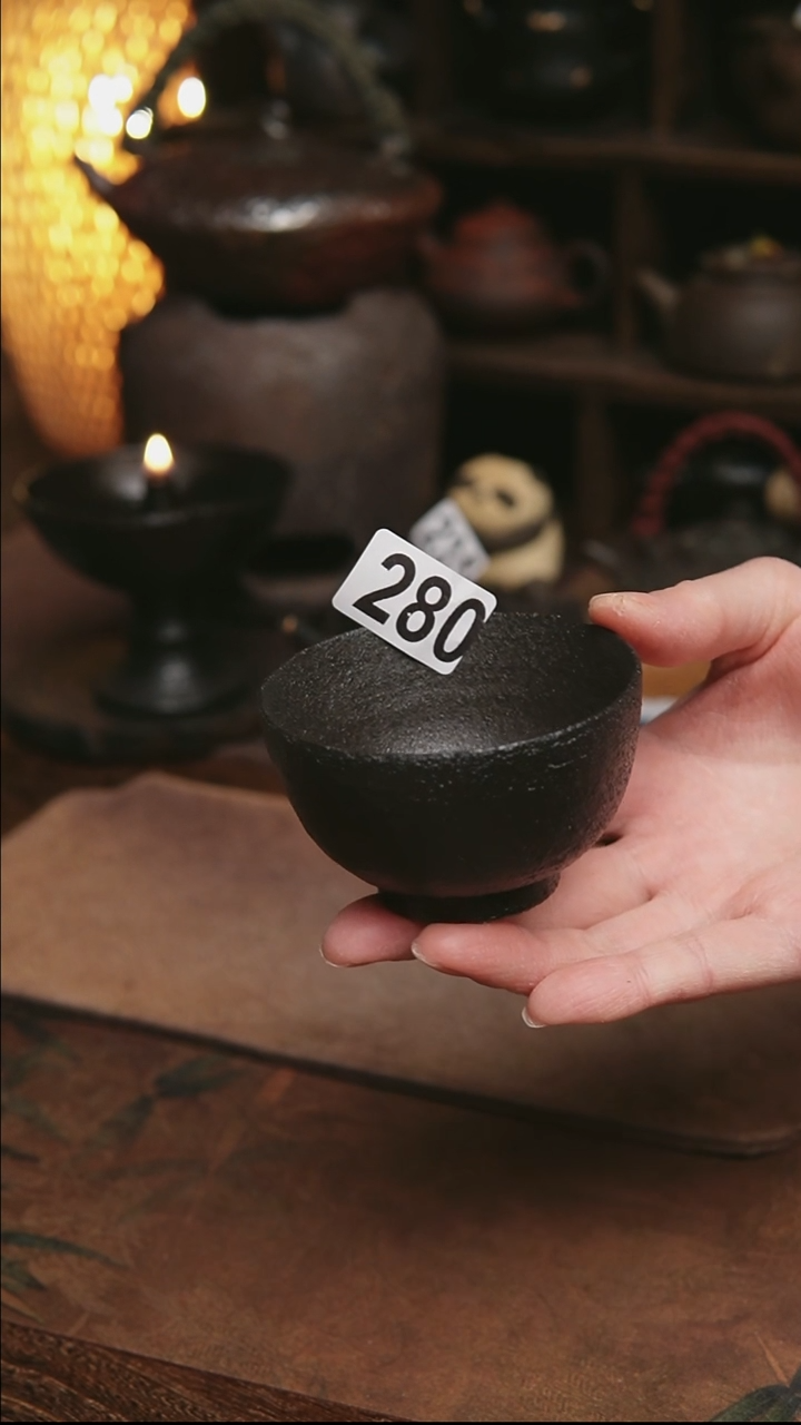 280号紫砂全手主人杯75毫升