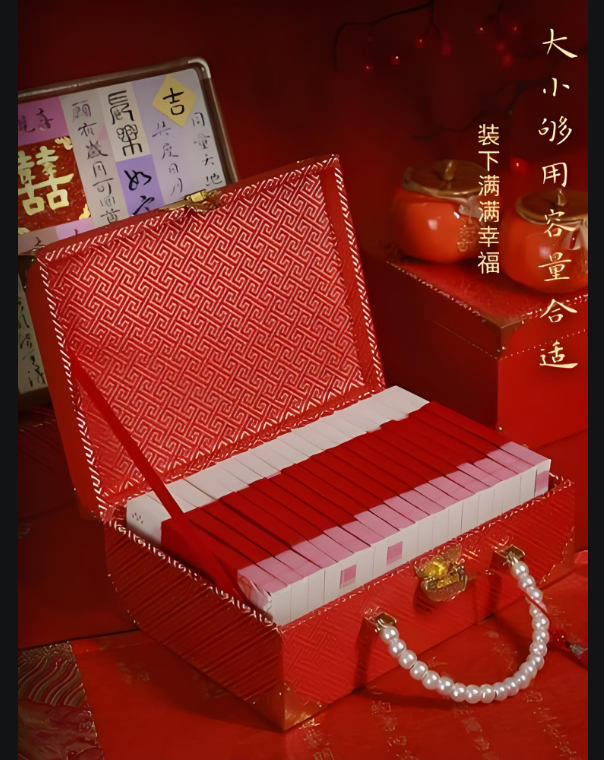 【到手40个】提亲订婚结婚陪嫁彩礼钱盒子现金礼金箱聘礼盒