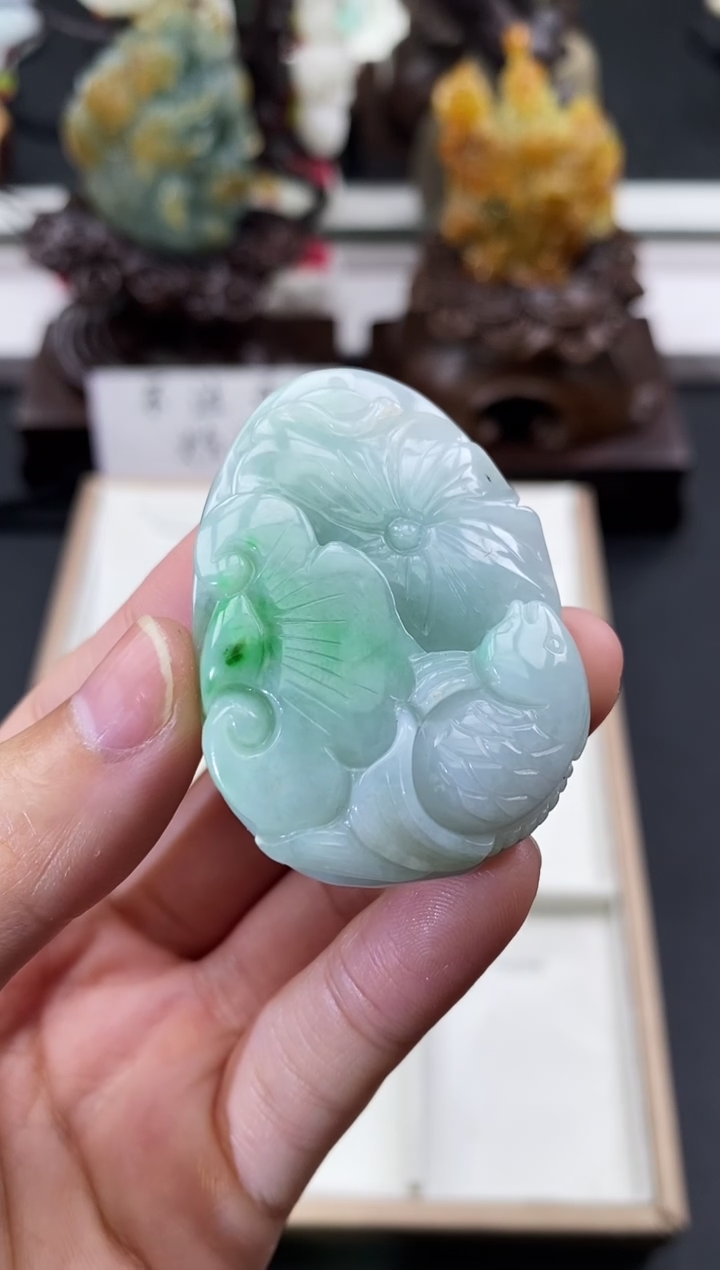 颈饰未镶嵌翡翠天然缅甸A货翡翠