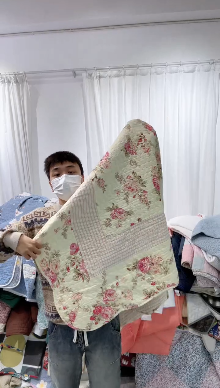 棉180*180不是纯棉床盖42号微瑕