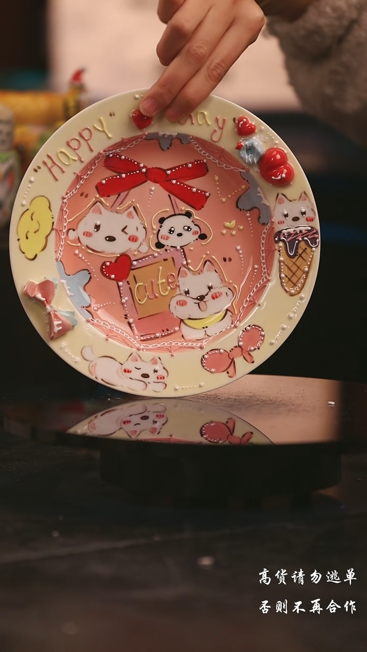 陶瓷景德镇可爱设计师款陶瓷 