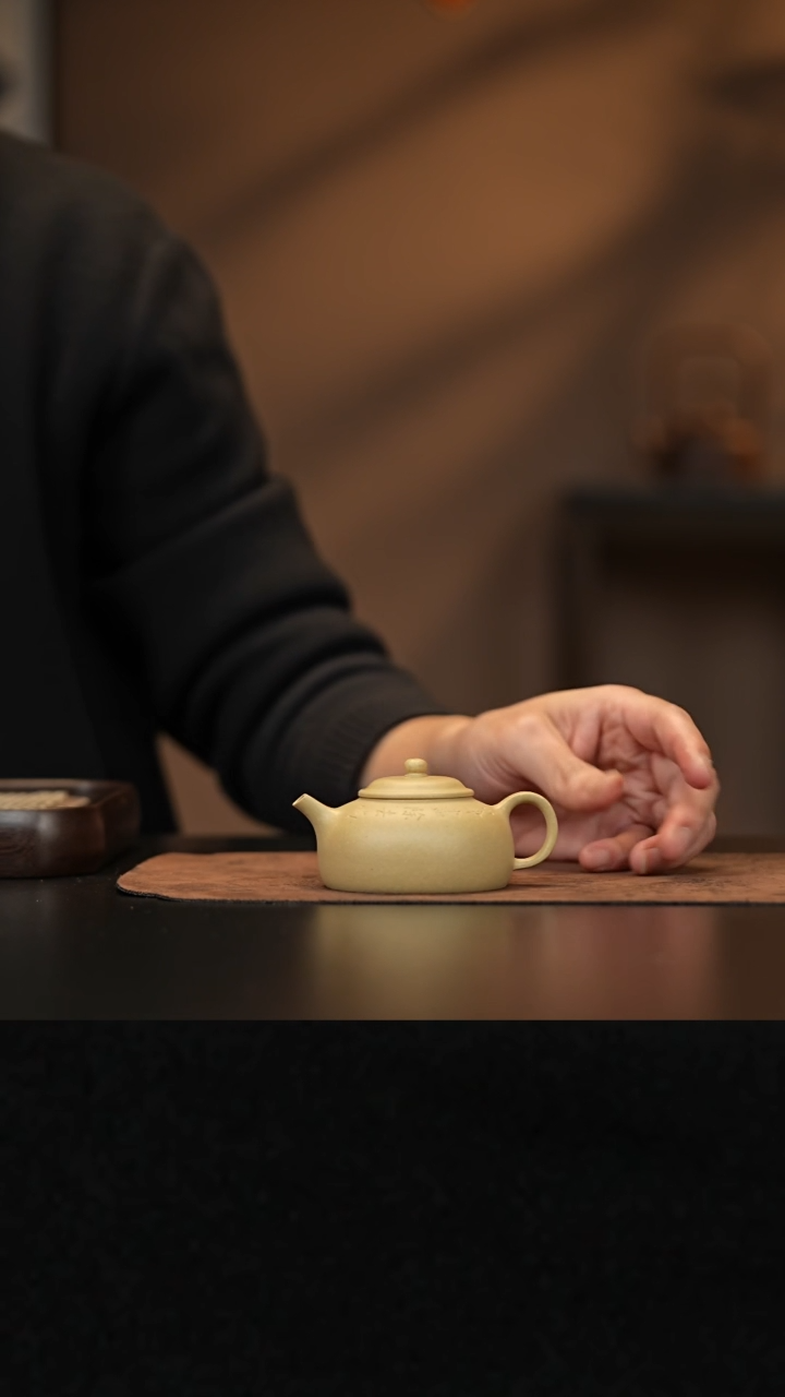 【闪购商品】紫砂茶壶允禾斋wfszq 本绿 半月