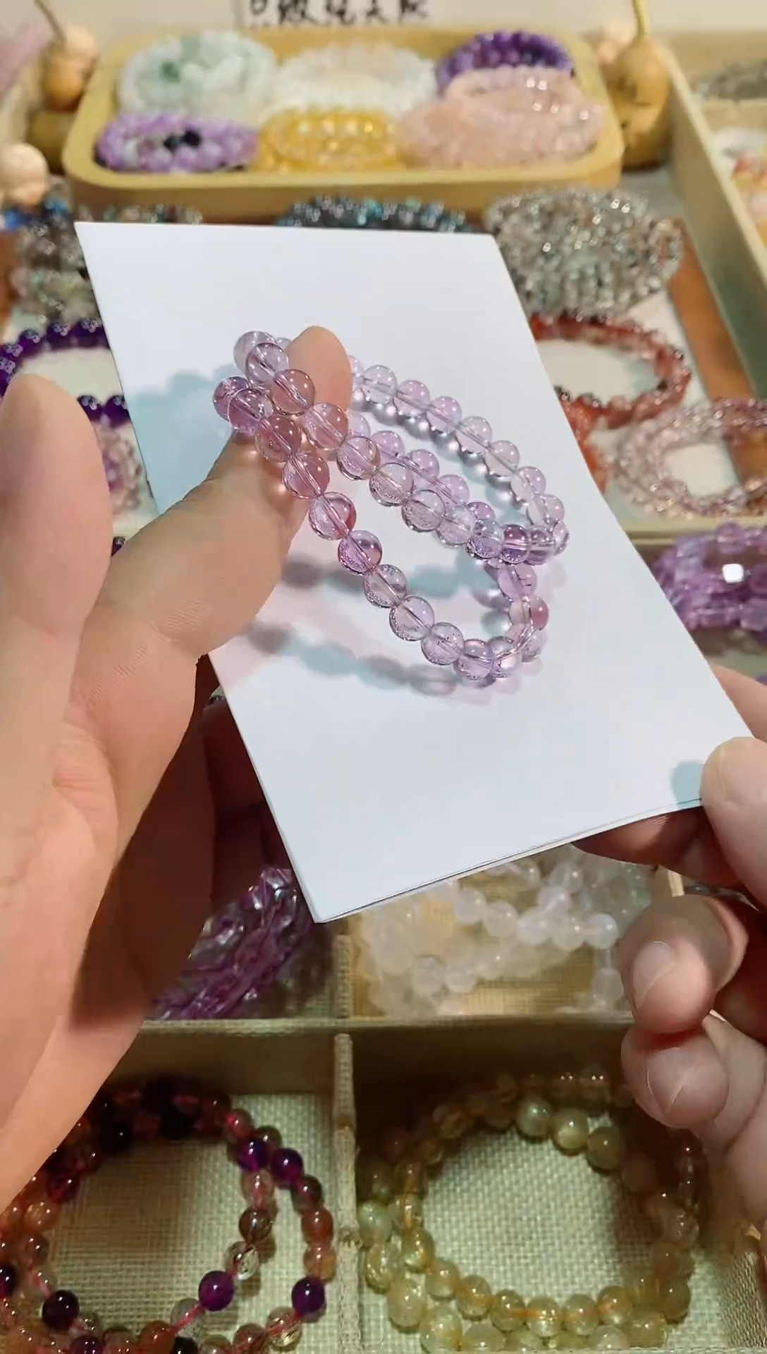 【闪购商品】紫晶手链未镶嵌玻利维亚紫水晶8M+ （多样性发其一）