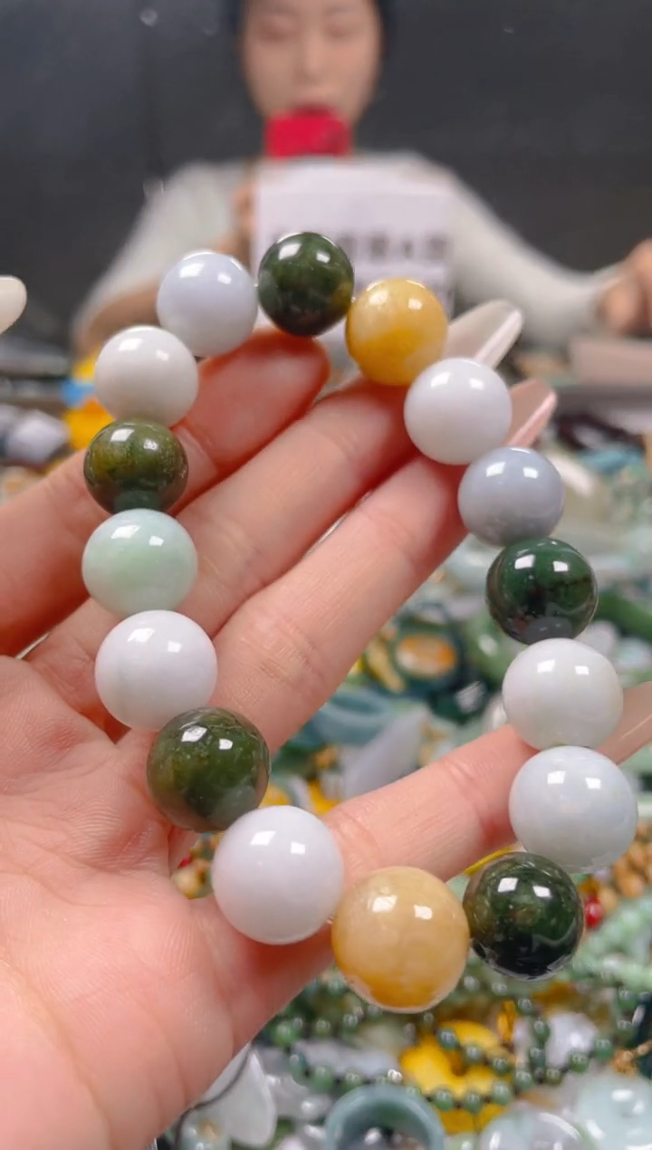 【闪购商品】翡翠颈饰未镶嵌13-14MM/S/翡翠A货一图一物