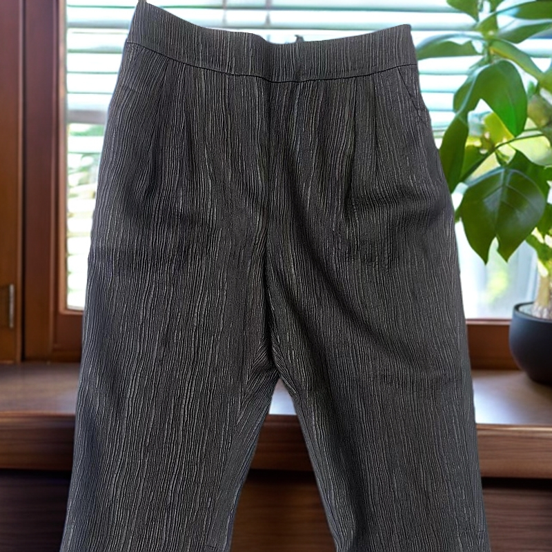 香云纱#冠乐绉#休闲百搭#女小脚裤