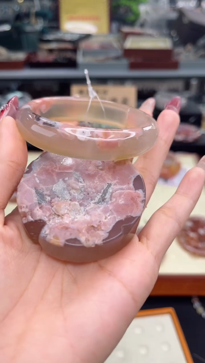 【闪购商品】石英质玉手镯未镶嵌58圈口（赠品镯心）6441437