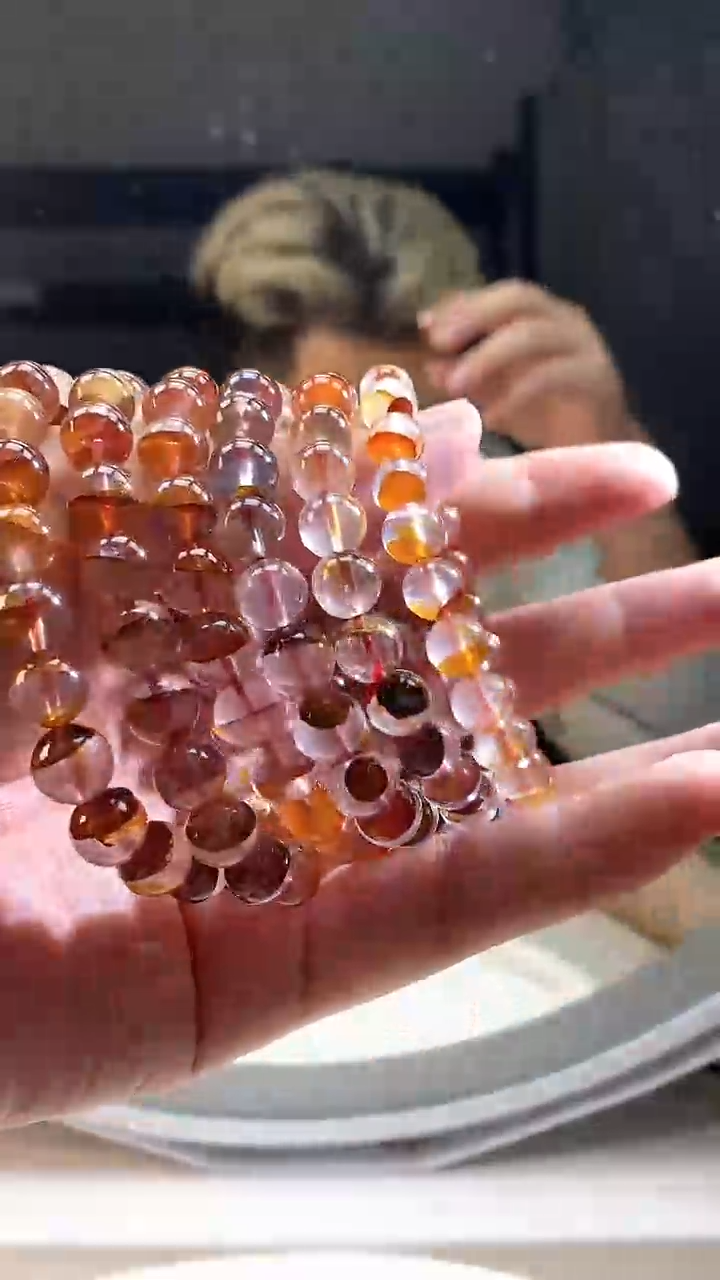 【闪购商品】水晶手链未镶嵌胶花水晶手串（发其一）