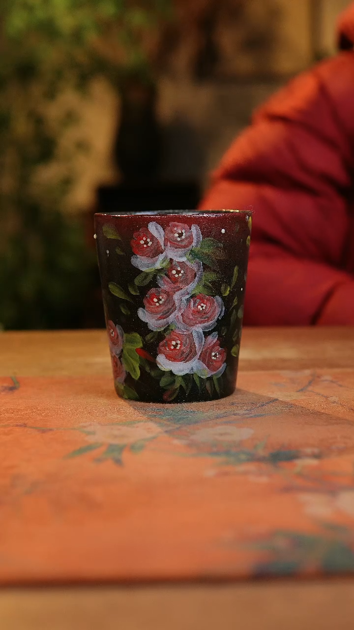 【闪购商品】瓷片1938景德镇手工手绘釉下彩高温瓷