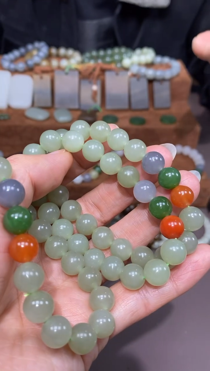 【闪购商品】和田玉手链未镶嵌颜色多样性发货拍一发一