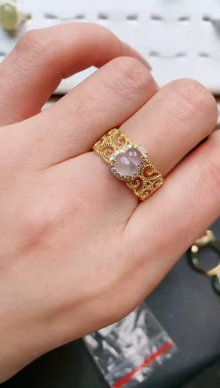 【闪购商品】翡翠戒指银S925镶嵌.....