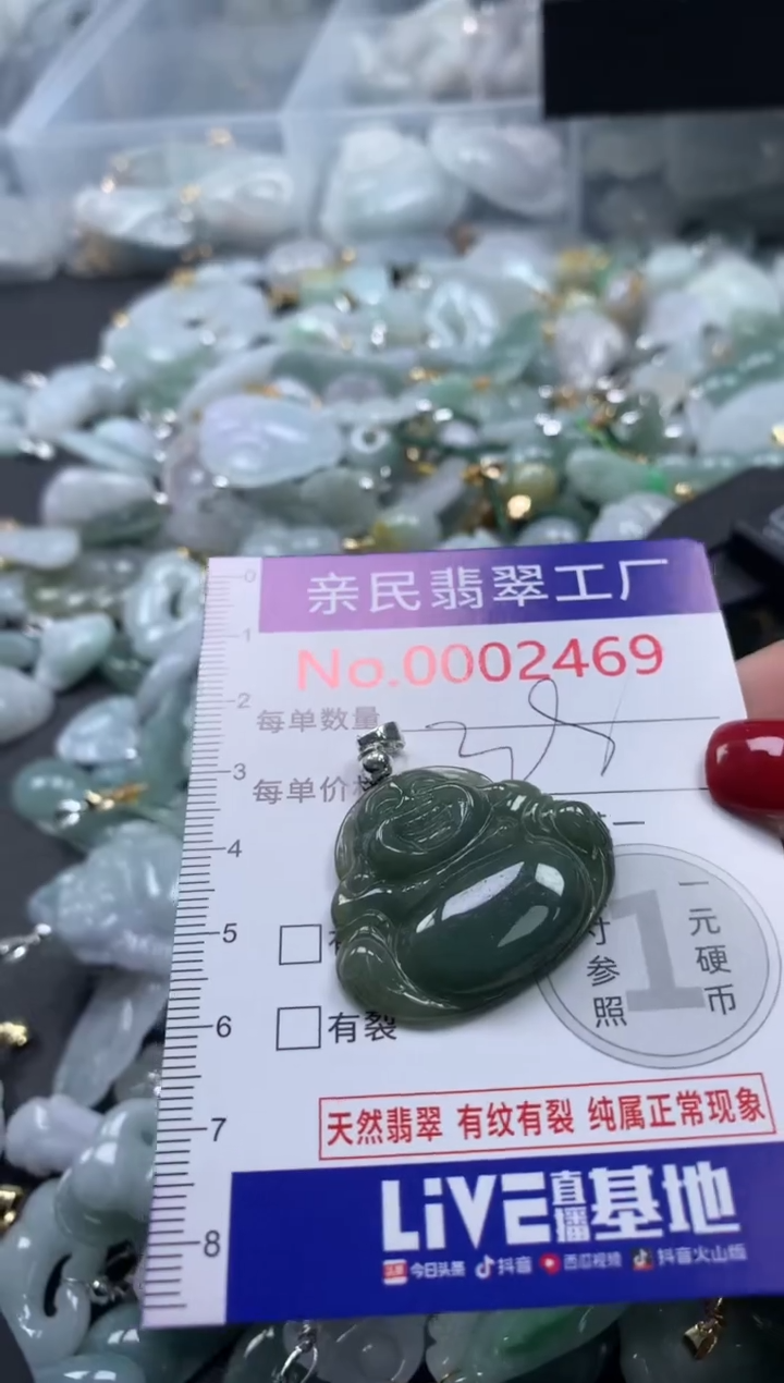 吊坠(不含链)未镶嵌翡翠2469