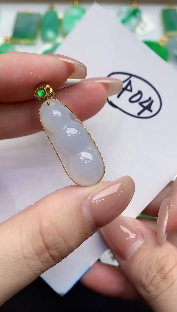 【闪购商品】翡翠18K金镶嵌颈饰000000000