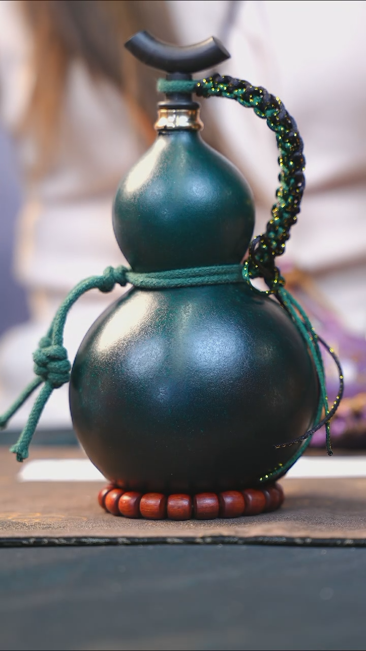 【闪购商品】WY278大漆酒葫芦不包手串及旋转底座