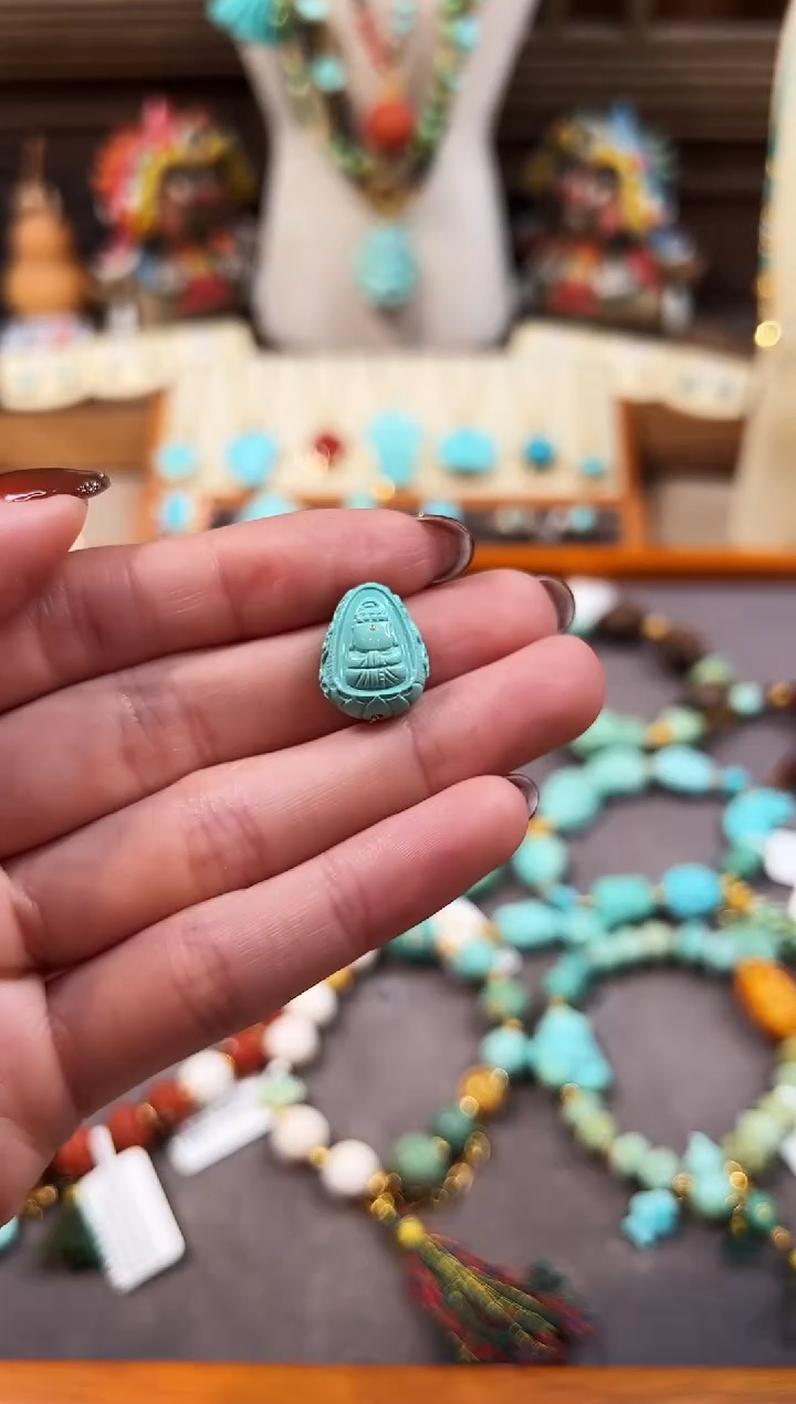 未镶嵌绿松石配饰宝宝佛