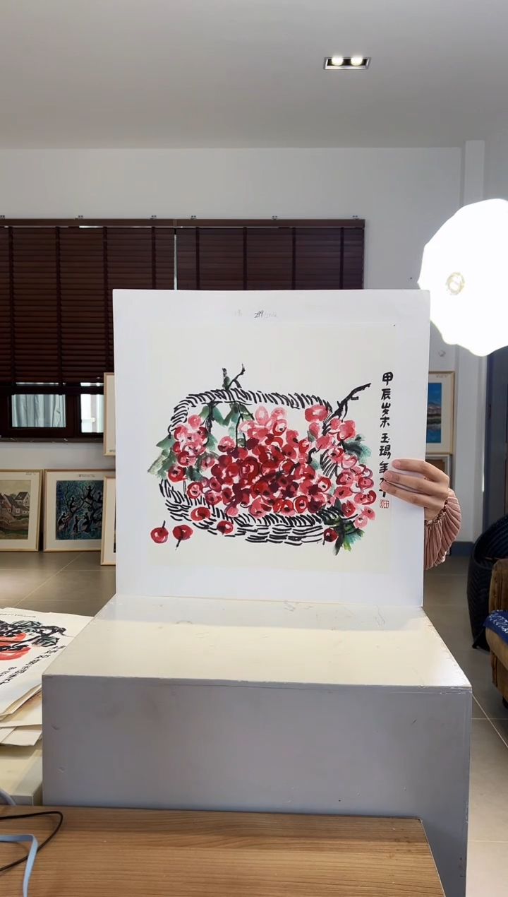 【闪购商品】版画限量亲签盖章版画S