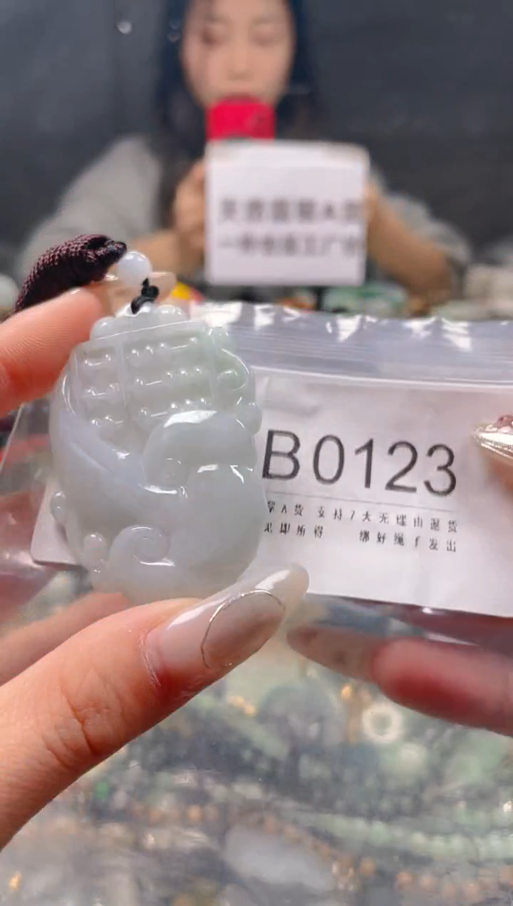 【闪购商品】翡翠颈饰未镶嵌/B/翡翠A货一图一物