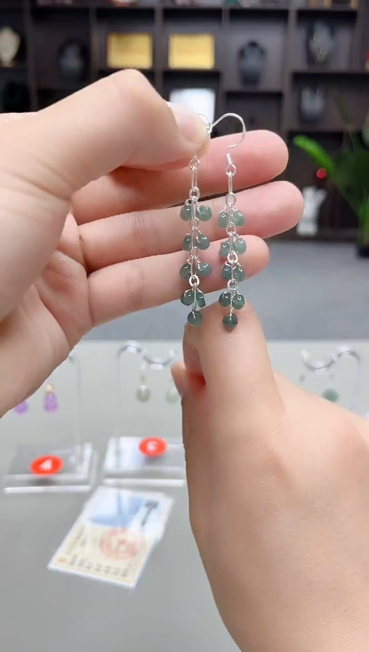 未镶嵌翡翠耳饰911000