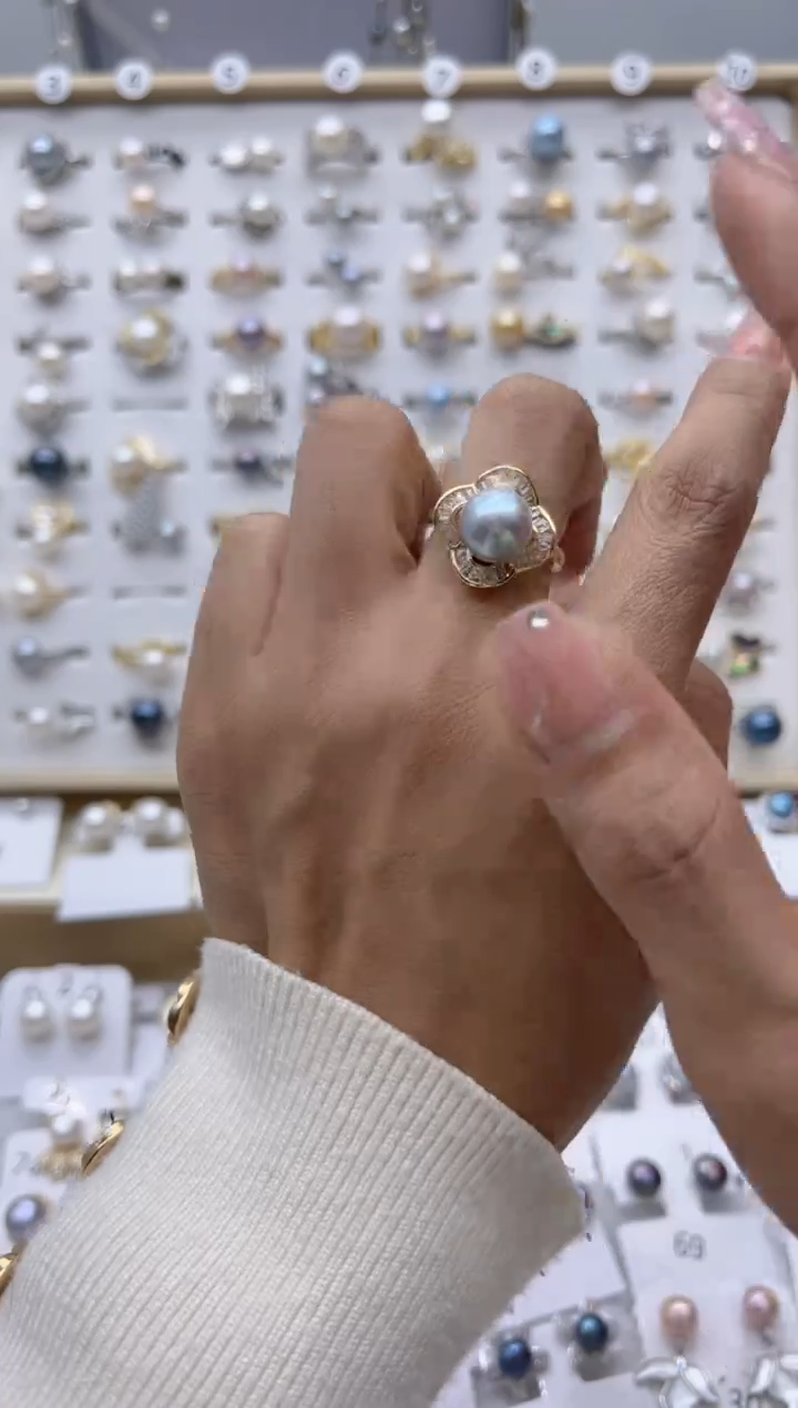 【闪购商品】淡水珍珠耳饰合金28