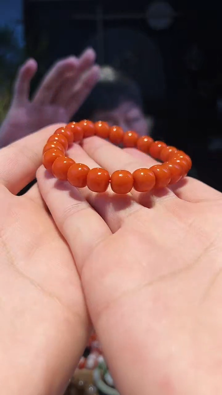 【闪购商品】南红玛瑙手串未镶嵌10+柿子黄