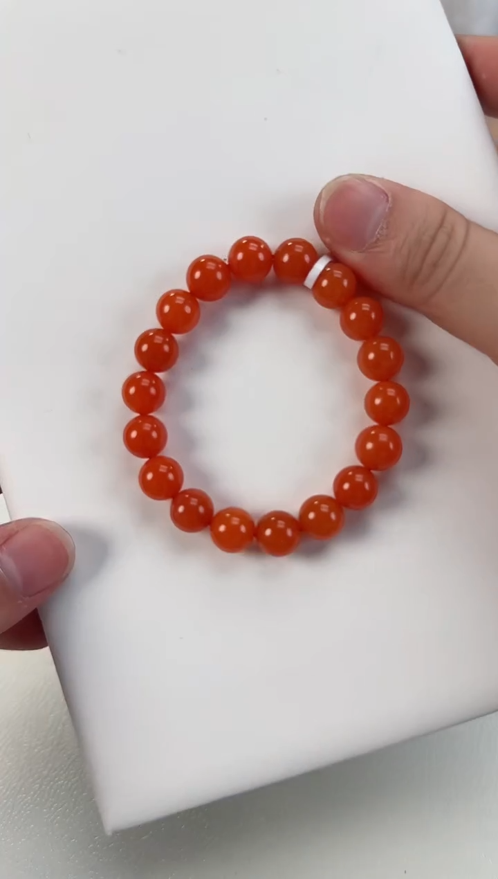 【闪购商品】南红玛瑙滴水洞手串10+未镶嵌一个/条