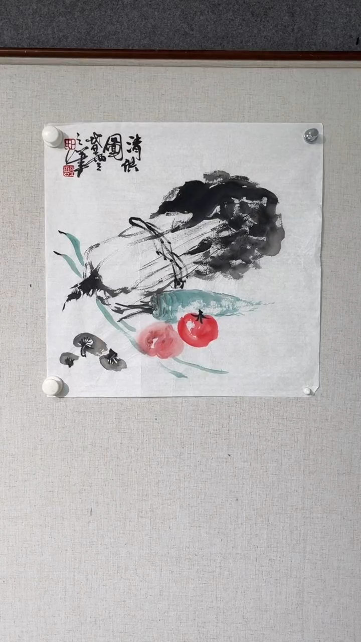 国画卜登云老师三尺斗方