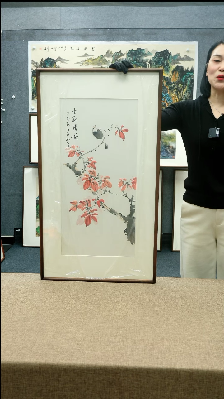 【闪购商品】国画52*92陈默如老师花鸟