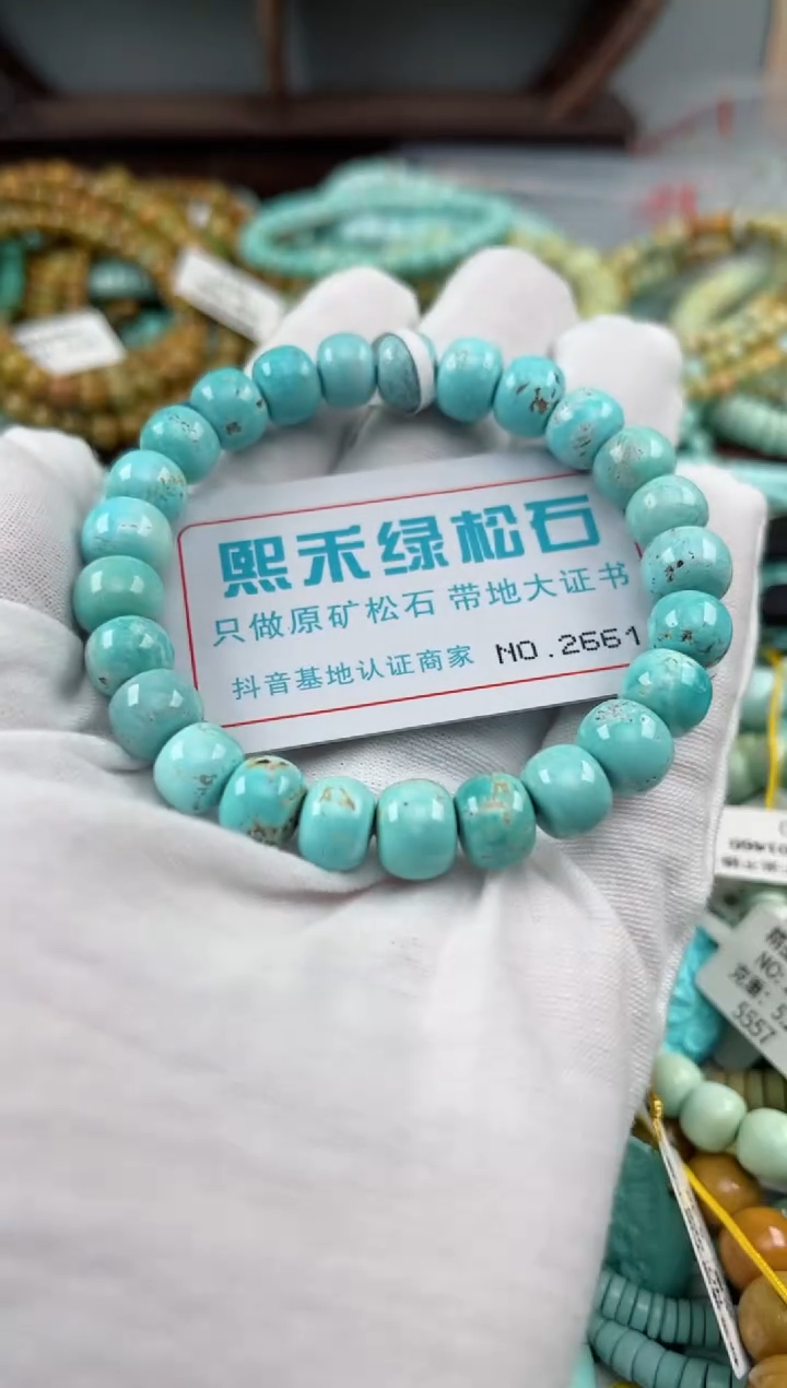 未镶嵌绿松石松石2661