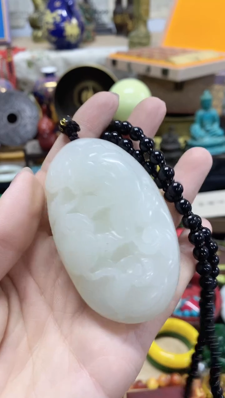 【闪购商品】和田玉（白玉）颈饰未镶嵌主播推荐主播推荐