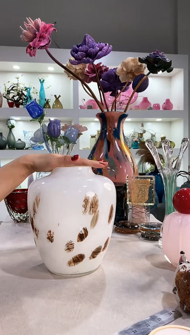 慕忆家手作琉璃花瓶
