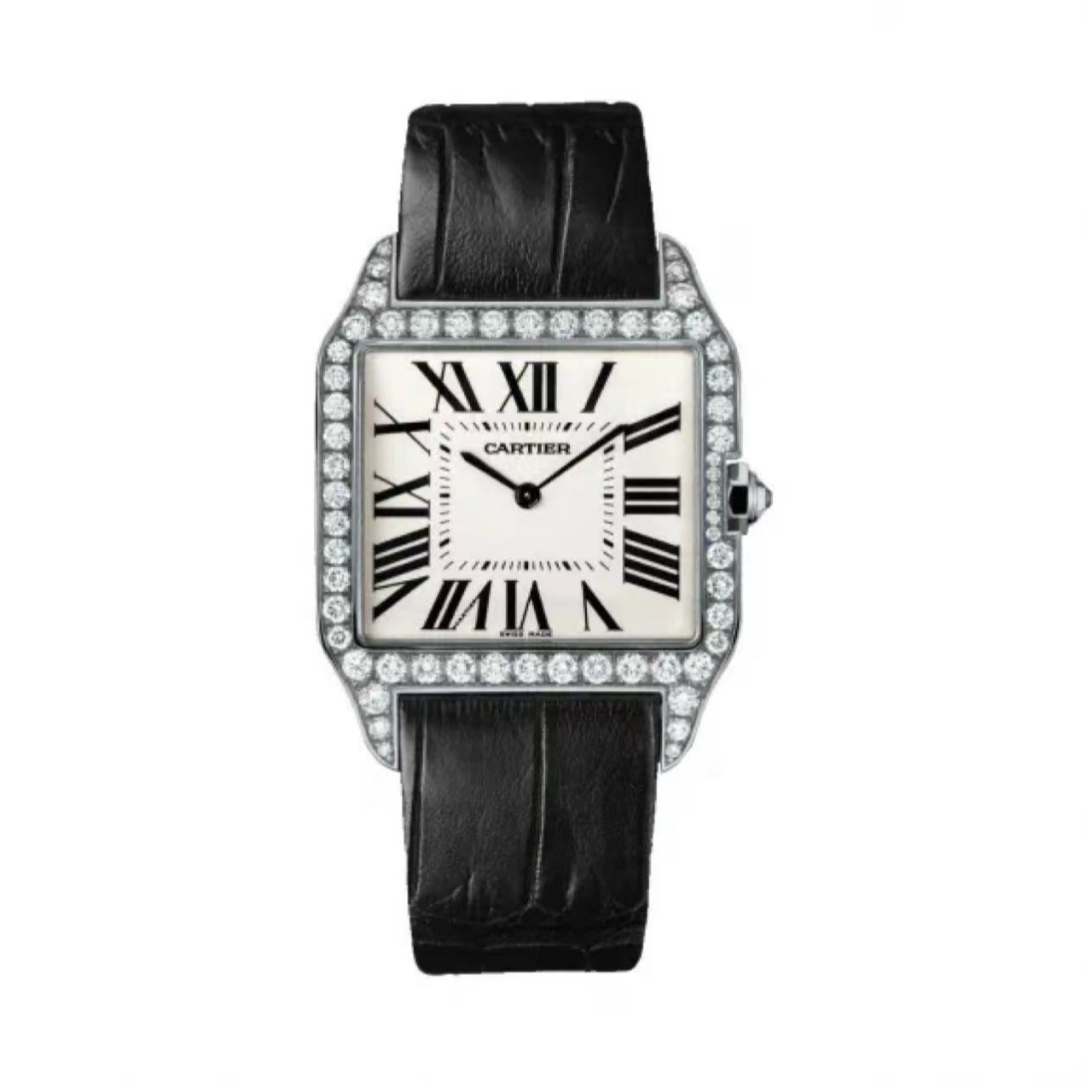 99新 Cartier/卡地亚 山度士系列WH100651/44.2 x 35.6mm/单表