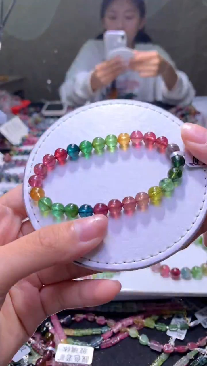 未镶嵌手串碧玺A71【天然碧玺】