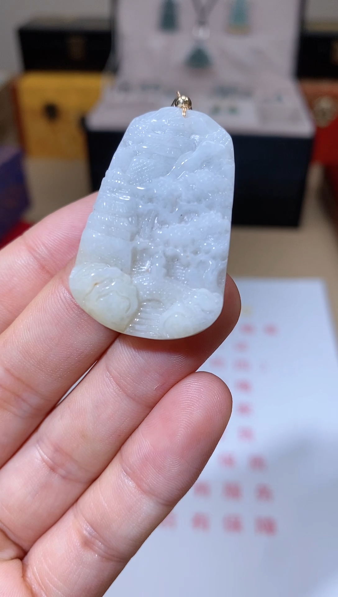 【闪购商品】翡翠颈饰未镶嵌天然A货翡翠