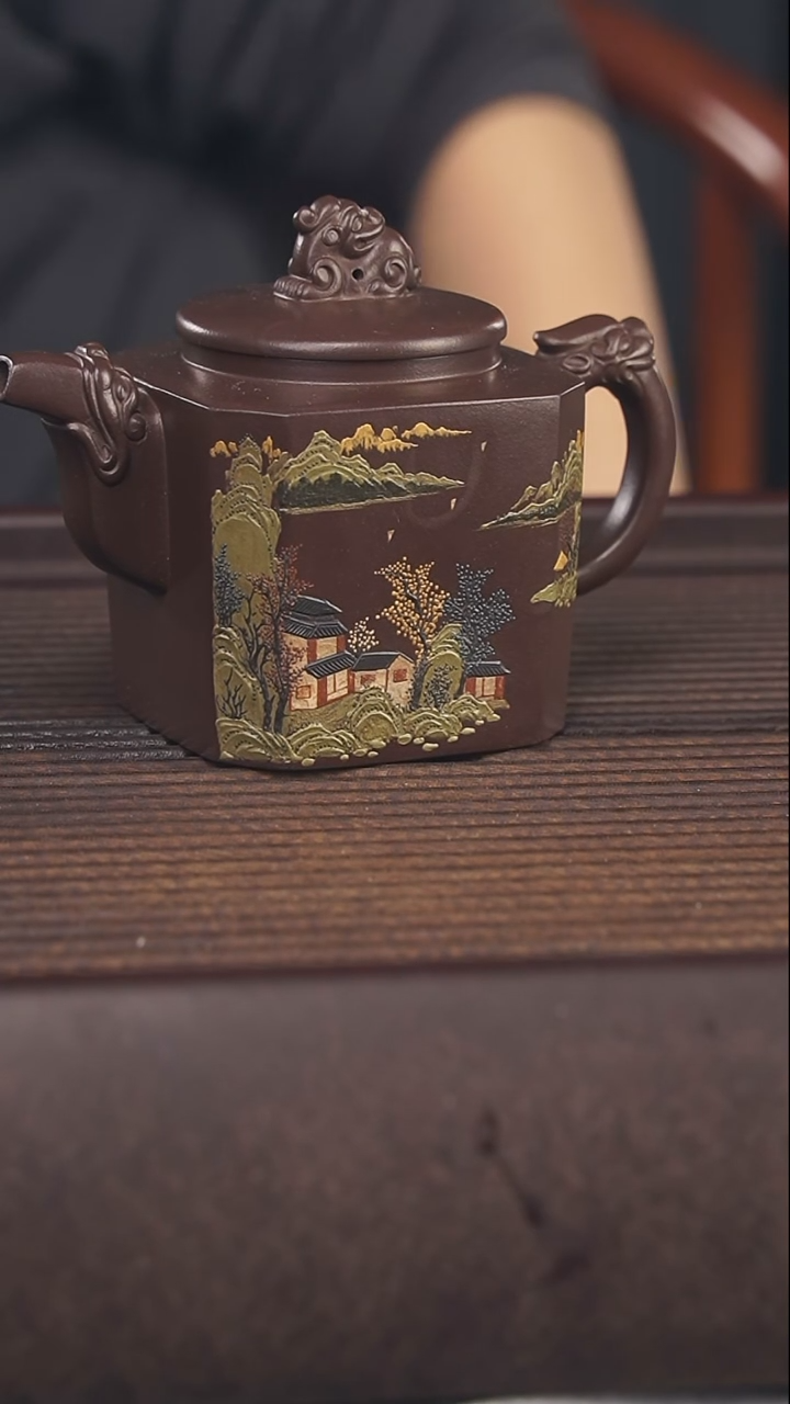 【闪购商品】紫砂茶壶240cc顾氏手工紫砂