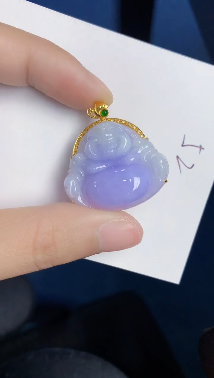 【闪购商品】翡翠18K金镶嵌颈饰000000000