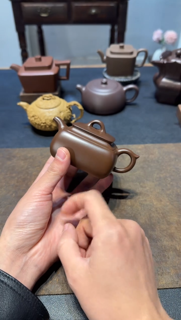 茶壶紫砂春*长四方紫砂壶