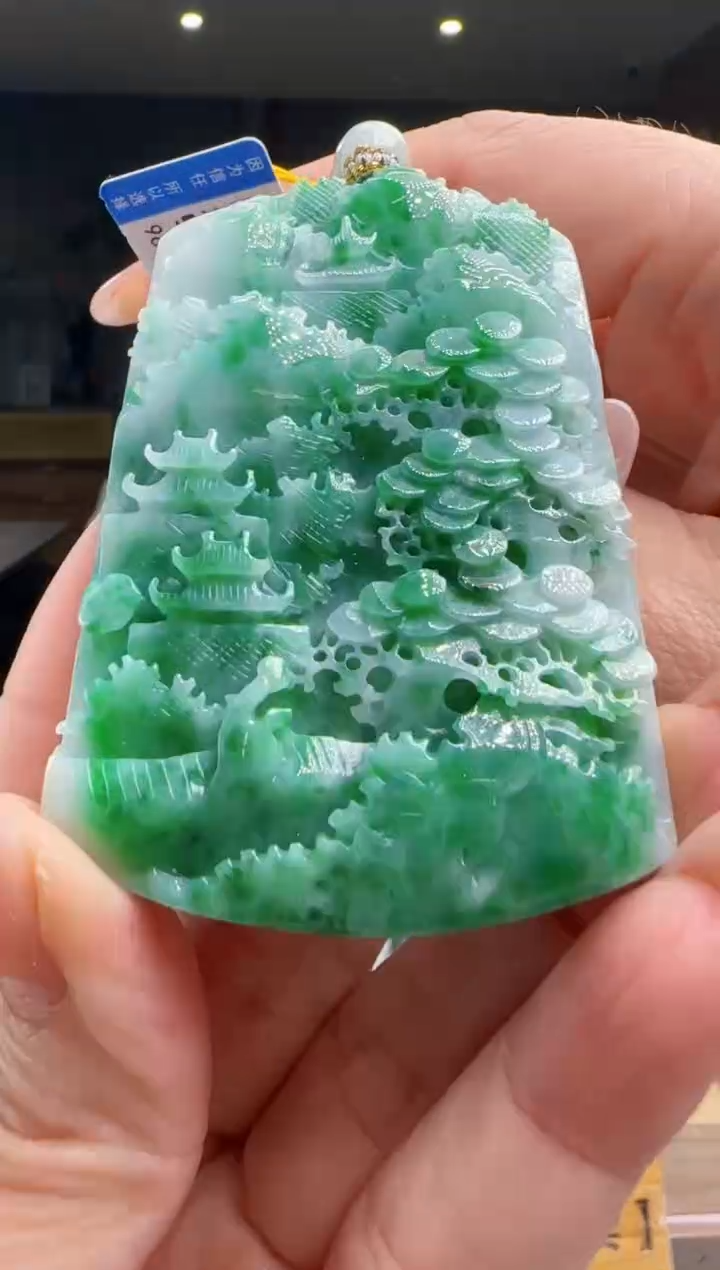 【闪购商品】翡翠颈饰未镶嵌YJ@@960Q3J15509