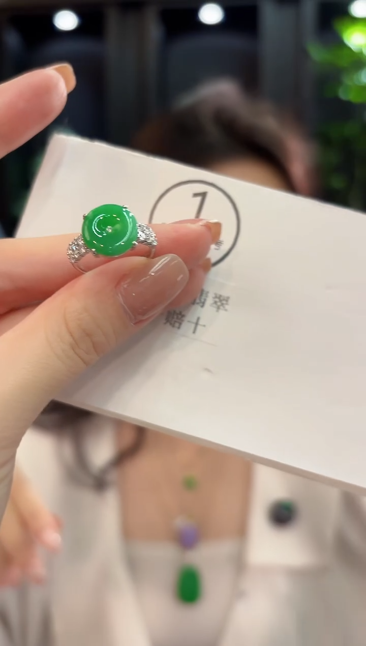 未镶嵌戒指翡翠  缅甸A货/支持复检/一件
