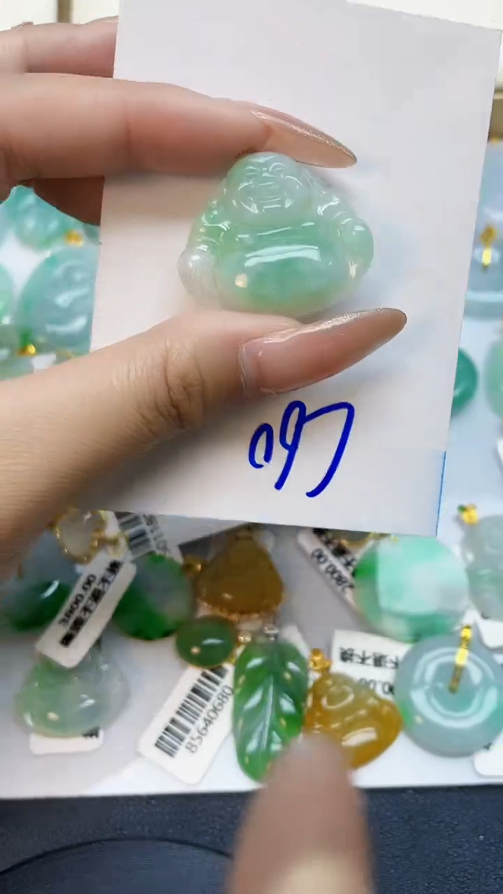 【闪购商品】翡翠颈饰18K金镶嵌00000000