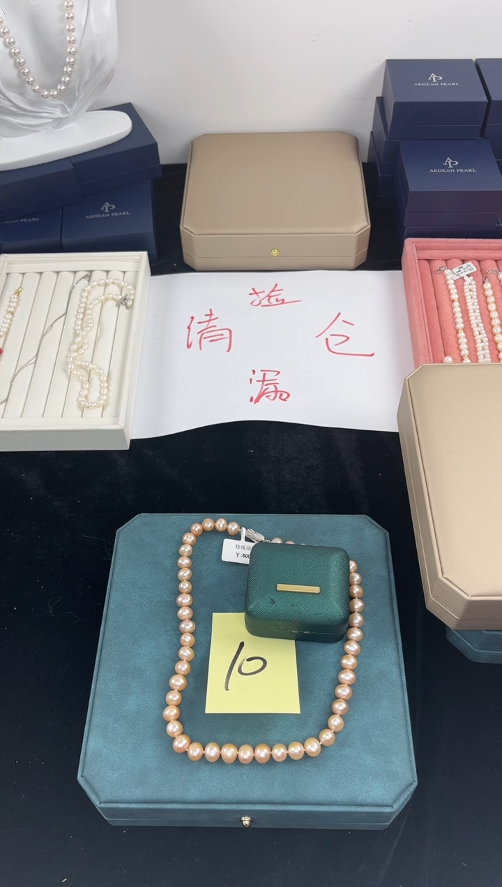 【闪购商品】淡水珍珠颈饰银S925镶嵌淡水珍珠项链