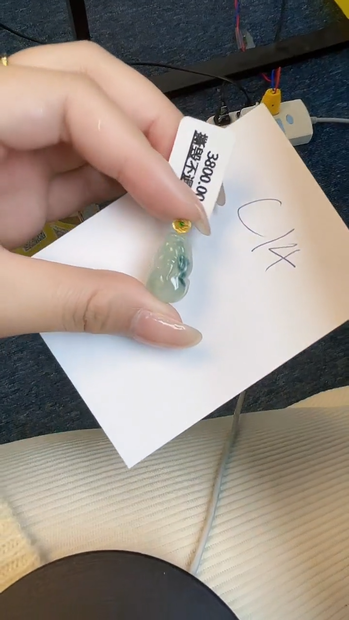【闪购商品】翡翠颈饰18K金镶嵌00000000