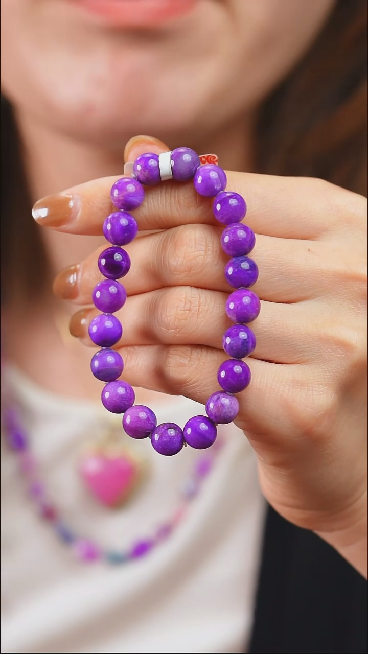 苏纪石（舒俱来）未镶嵌手串6